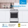 Midea 60cm Gas/Electric Freestanding Stove - Image 3