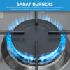 Midea 60cm Gas/Electric Freestanding Stove - Image 7