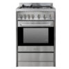 Parmco 600mm 70 Litre Freestanding Stove, Full Gas, Stainless Steel - Image 2