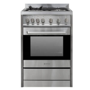 Parmco 600mm 70 Litre Freestanding Stove, Full Gas, Stainless Steel