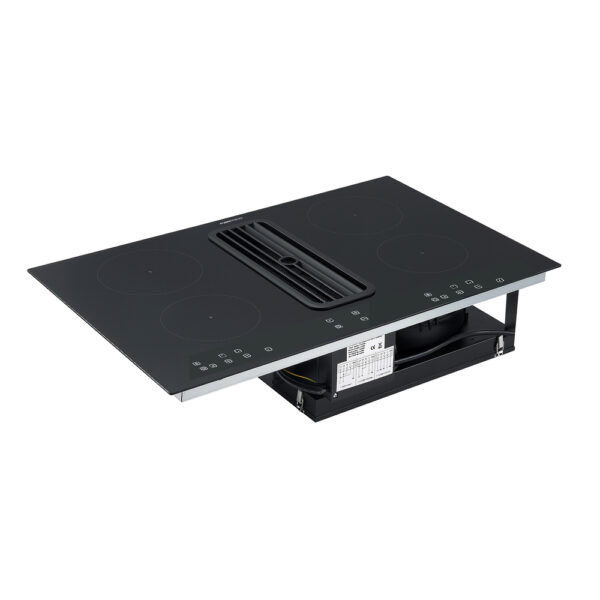 Parmco 800mm Downdraft Cooktop Induction, Black