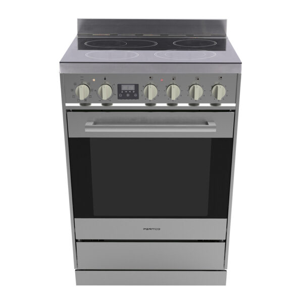 Parmco Freestanding Stove, 600mm, Stainless Steel Ceramic