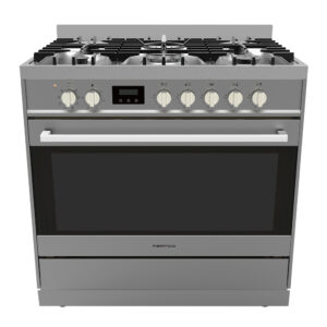 Parmco Freestanding Stove, 900mm, Combination, Stainless Steel