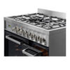 Parmco 900mm Combination Freestanding Stove, 1 & 1/2 Ovens, Stainless Steel - Image 5
