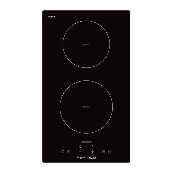 Parmco 300mm Induction, Black, 2 Element Cooktop I Series 3