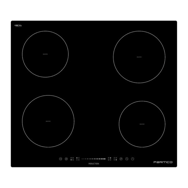 Parmco 600mm, Induction, Black, 4 Element Cooktop I Series 3