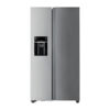Imprasio 513L Side by Side Fridge Freezer With Water Dispenser Stainless Steel - Image 2