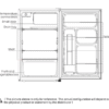 Midea 123L Bar Fridge - White Color - Image 7