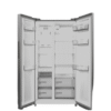 Midea 548L Side By Side Fridge Freezer Stainless Steel - Image 3