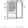 Midea 93L Black Wine Cooler - Image 6