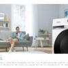 Midea 10 KG Steam Wash Front Load Titanium Washing Machine With Wi-Fi - Titanium Colour - Image 8