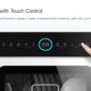 Midea 3 Place Setting Bench Top Mini Dishwasher - Image 15
