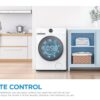 Midea 9KG Steam Wash Front Loader Washing Machine With Wi-Fi - White Color - Image 7