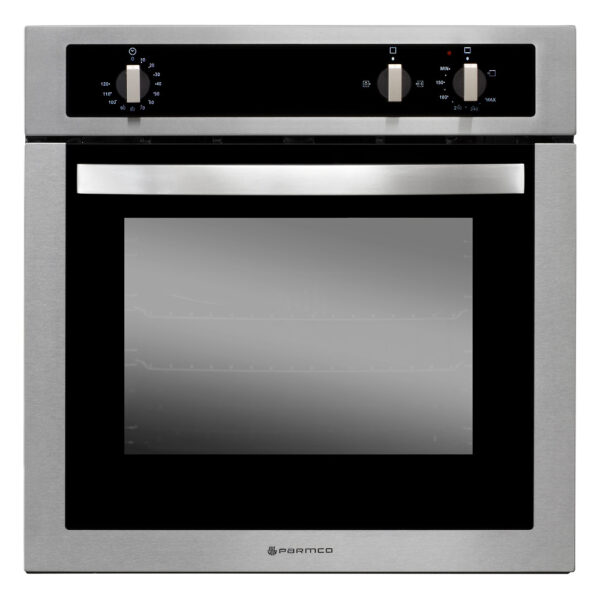 Parmco 600mm Gas Oven, 4 Function, Stainless Steel