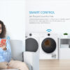 Midea 9KG Heat Pump Tumble Dryer - Smart Control - Black Color - Image 7