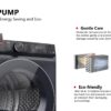 Toshiba 10KG T15 Heat Pump Tumble Dryer Morandy Grey - Image 10