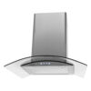 Parmco 600mm Canopy, Curved Glass, LED - Image 2