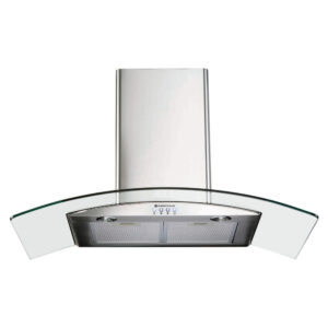 Parmco 900mm Canopy, Curved Glass, LED