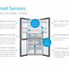 Midea 470L Cross Door Fridge Freezer Stainless Steel with Water Dispenser - Image 6