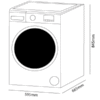 Parmco 6KG Dryer Condensor / 10KG Washer, White - Image 6
