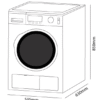 Parmco 8KG Dryer, Heat Pump, White - Image 5