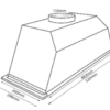 Parmco 520mm Integrated Turbo Pak Plus, Stainless Steel - Image 3