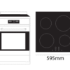 Parmco Freestanding Stove, 600mm, Stainless Steel, Induction - Image 4