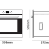 Parmco 600mm 80 Litre, 10 Function, Stainless Steel Oven Series 1 - Image 3