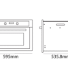 Parmco 450mm 50 Litre Oven, 7 Function, Black - Image 3