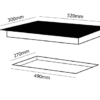 Parmco 300mm Induction, Black, 2 Element Cooktop I Series 3 - Image 3