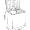 Parmco 246L Chest Freezer, White - Image 4