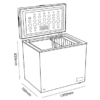 Parmco 371L Chest Freezer, White - Image 5